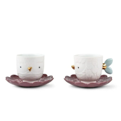 Set de 2 tazas y platos Kawki